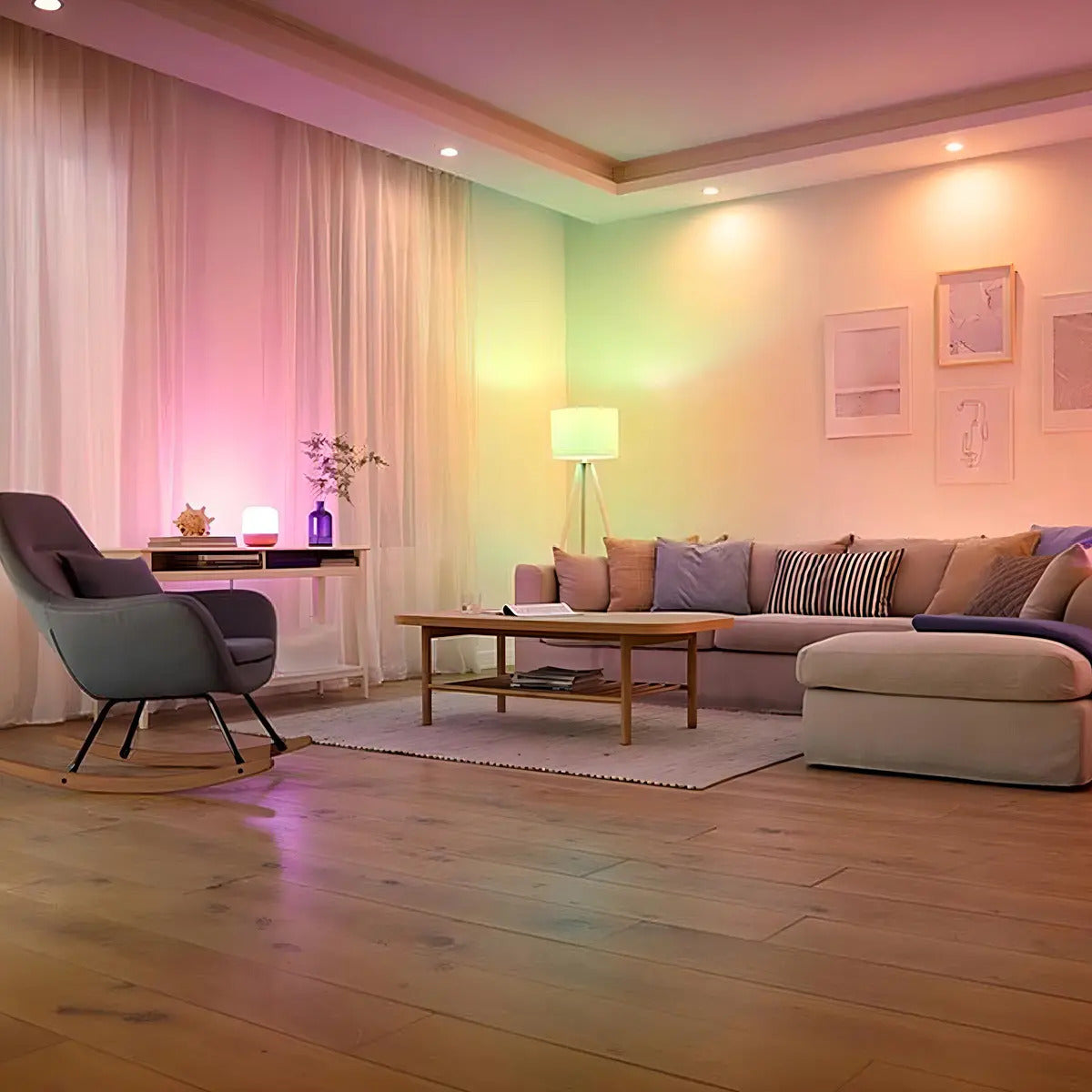 Lampara Philips Led Inteligente Wifi Smart Color Rgb Gu10