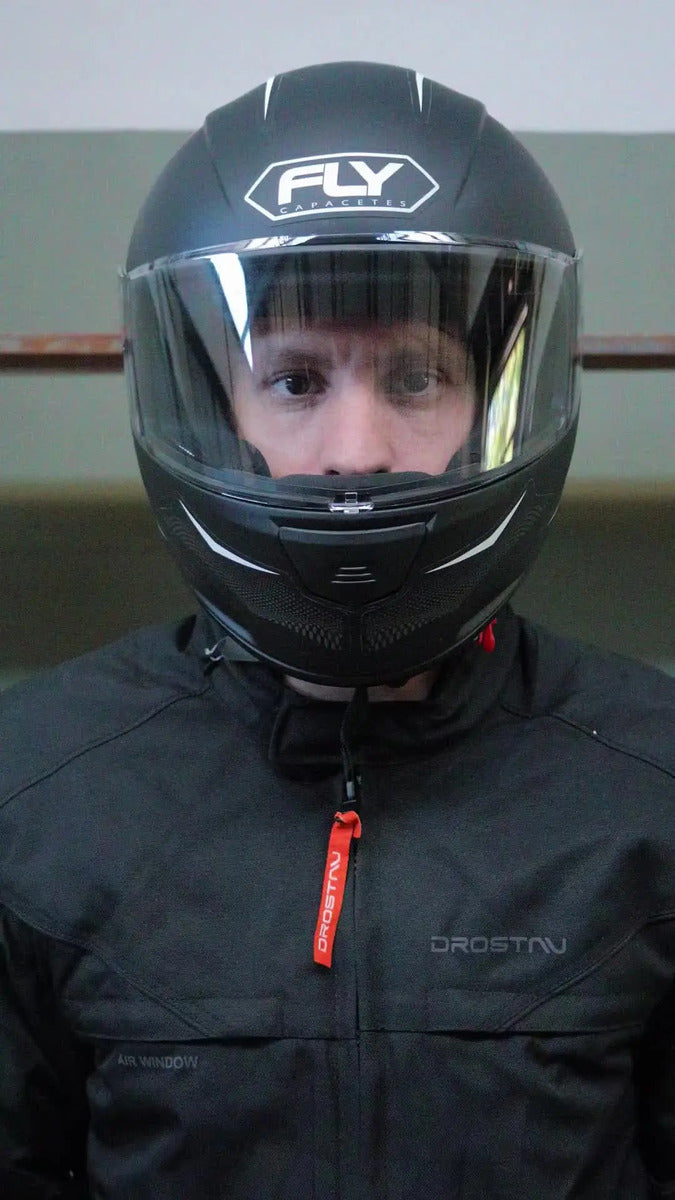 Casco Moto Integral Fly F9 Range Visor Simple