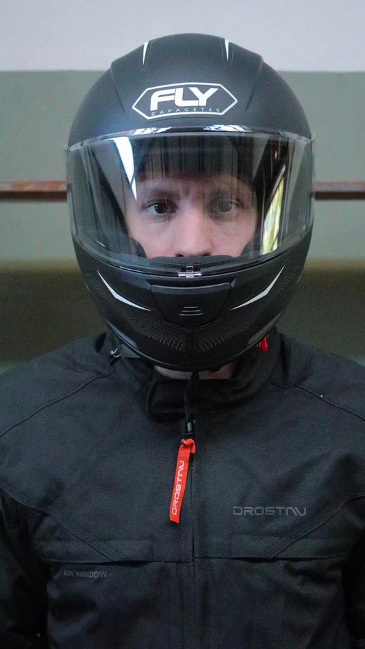 Casco Moto Integral Fly F9 Range Visor Simple