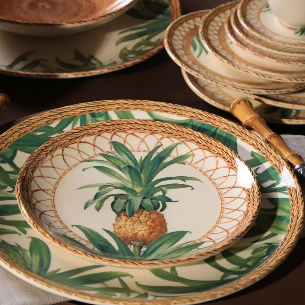 Plato de Postre Porto Brasil PineApple 20.5Cm 542094