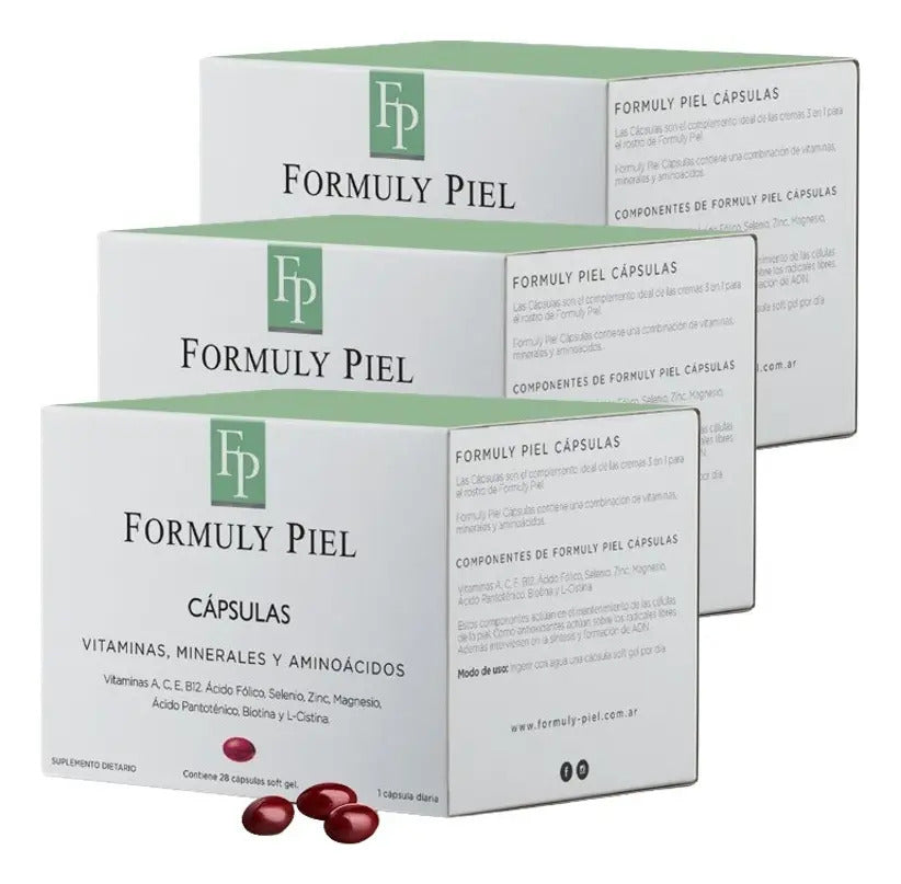 Capsulas Formuly Piel Anti Age 28 Capsulas