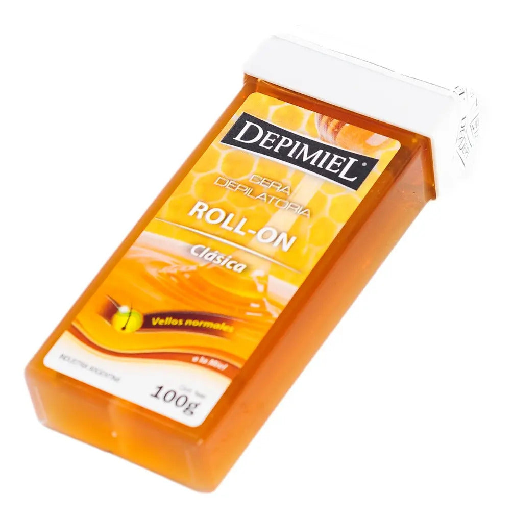 Cera Depilatoria Roll-On Clásica x100 g Depimiel X5 Unidades
