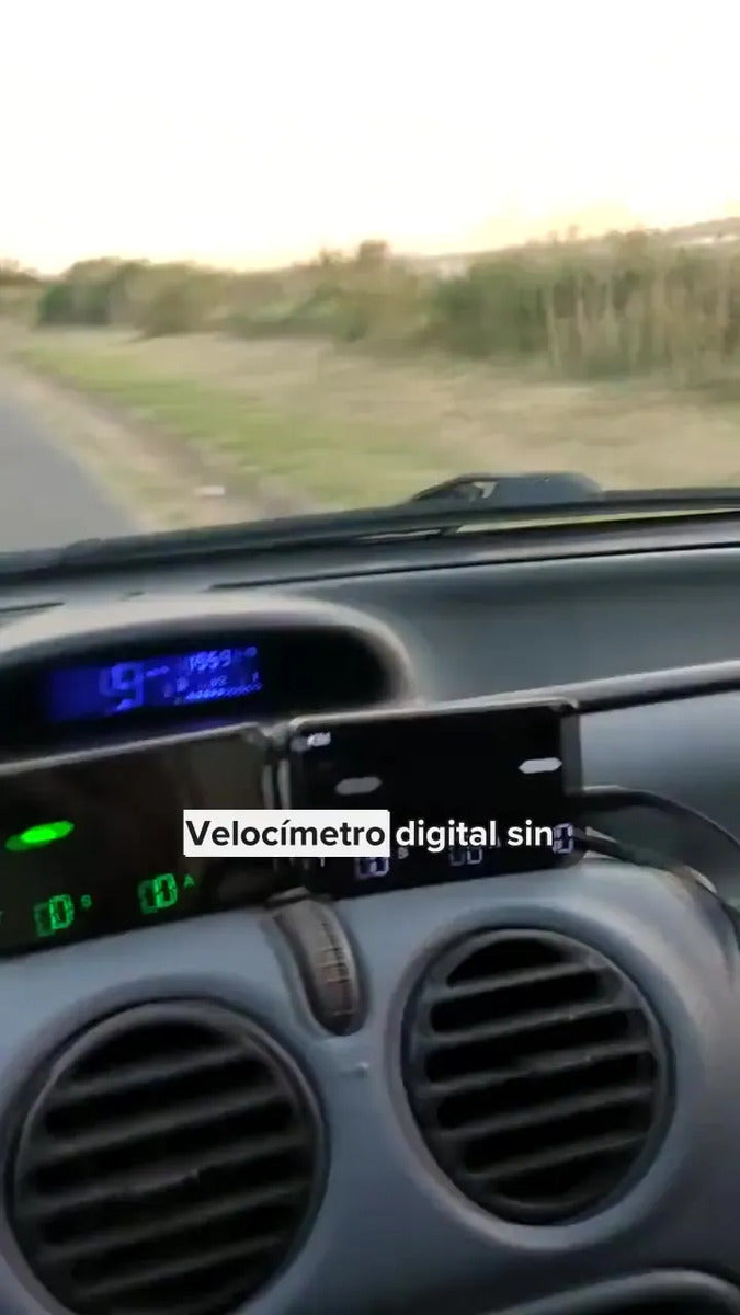 Velocimetro Auto Antiguo Digital Gps Reloj Autometer Tablero