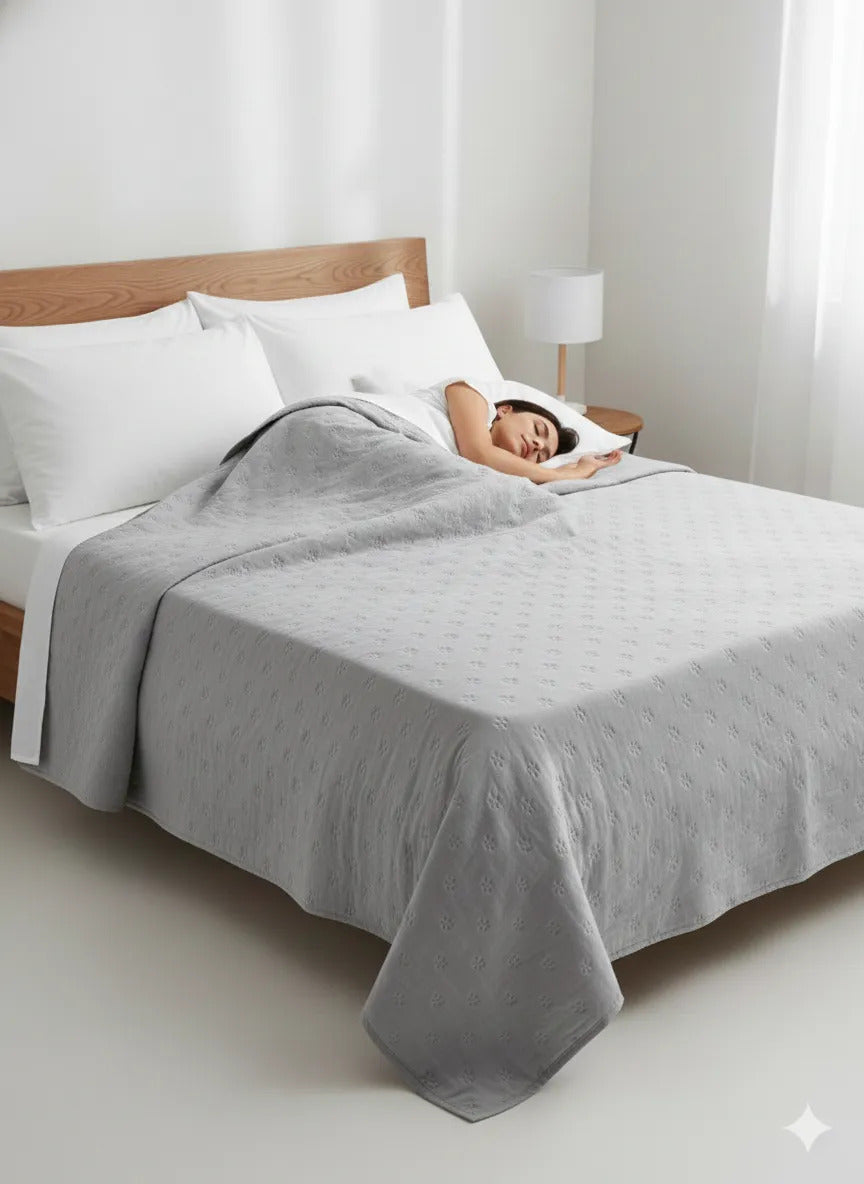 Cover Cubrecama Verano Reversible 1 1/2 Vison