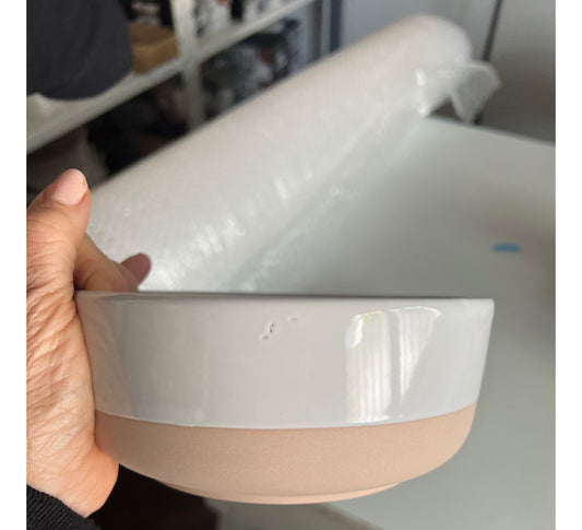 Bowl Toscana Blanco Base Beige 16 Cm