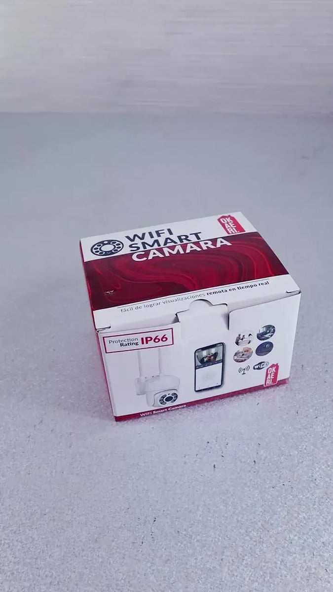 Cámara Seguridad Esn Wifi 5g Hd Con Luz, Alarma Y Audio