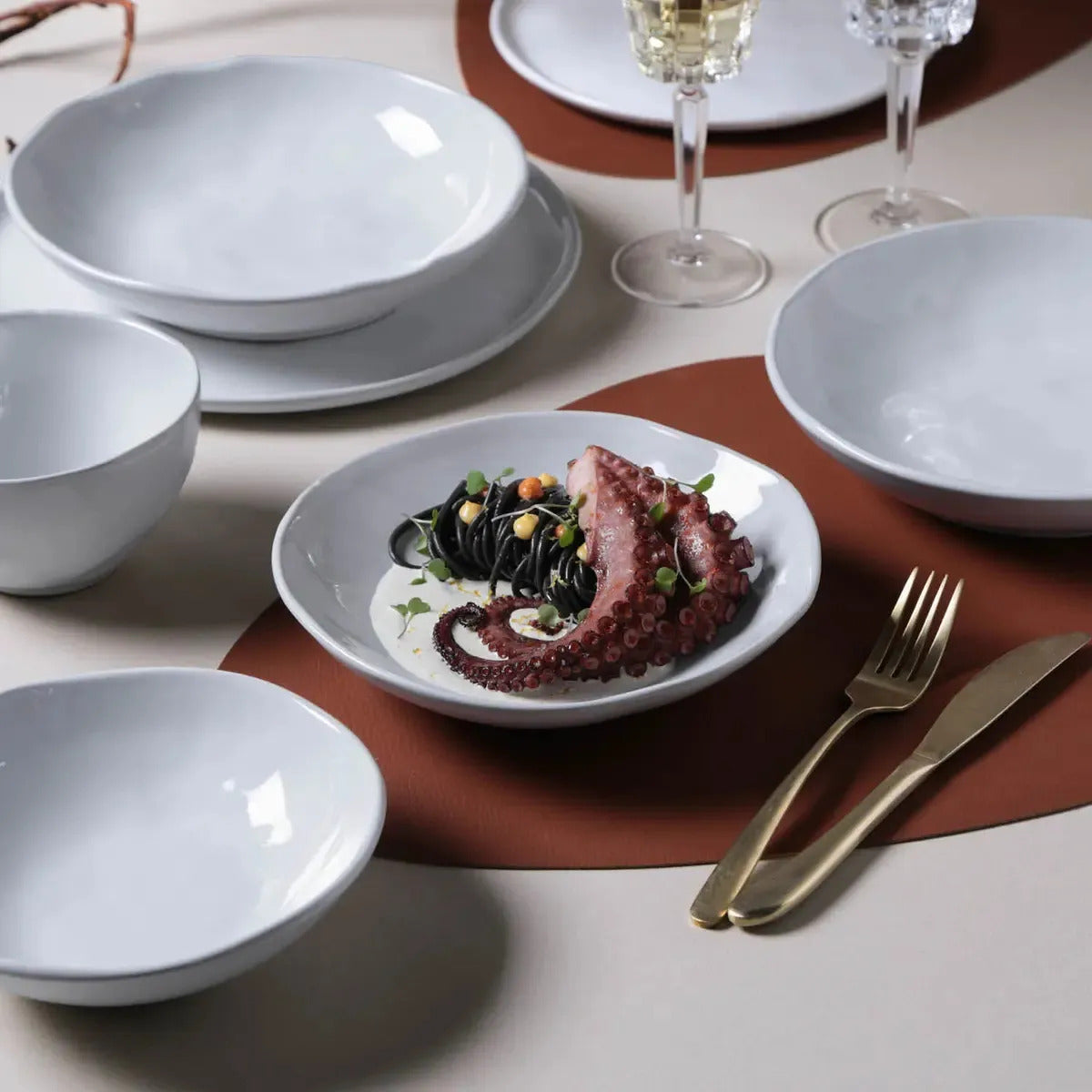 Plato Hondo Porto Brasil New White 21.2Cm 1314119801