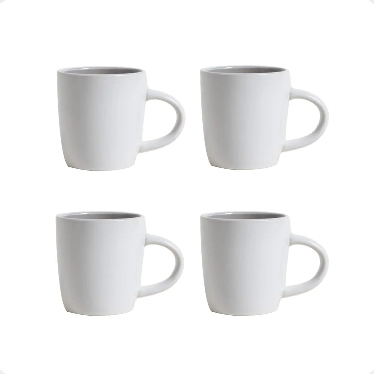 Mug Dalian Blanco Y Beige 330 Ml