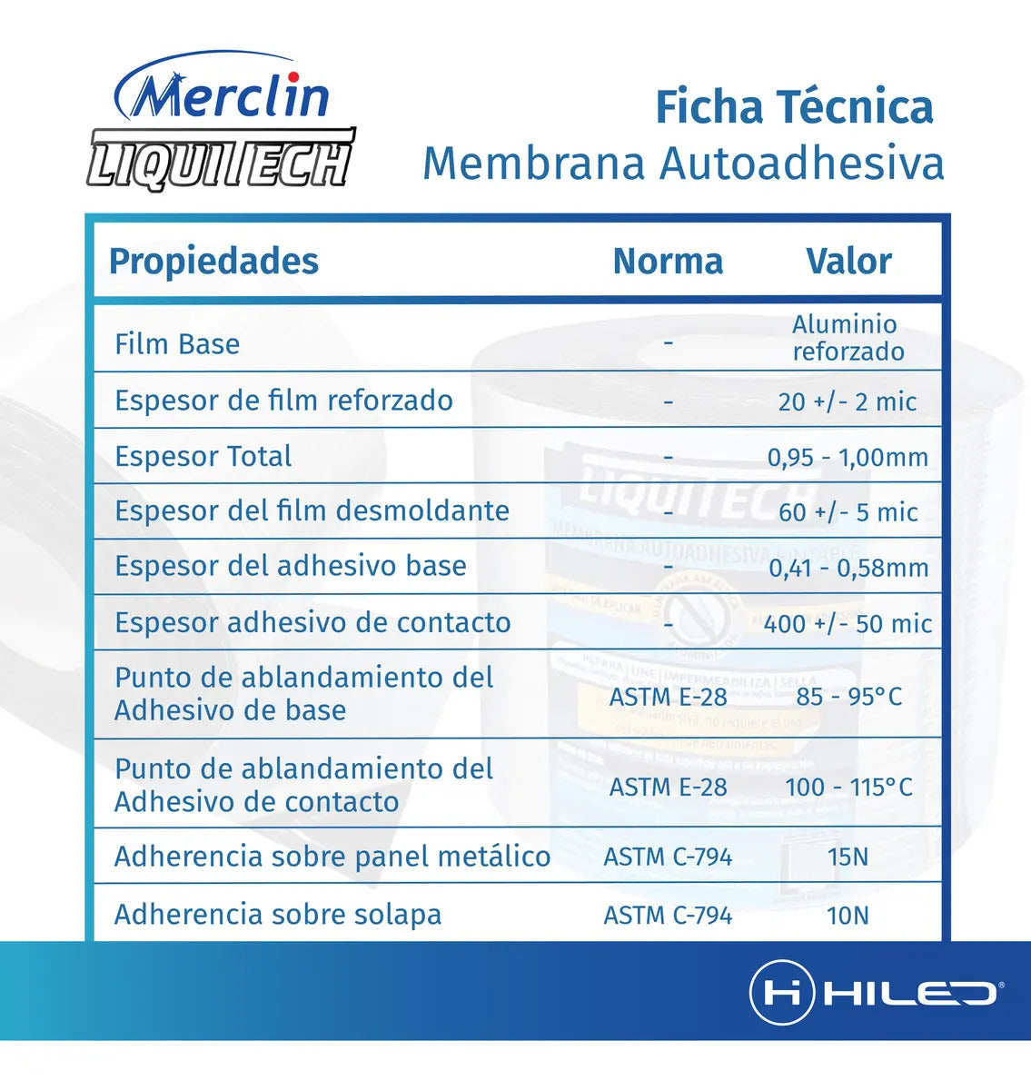 Membrana Autoadhesiva Liquitech 10Cm X 10M