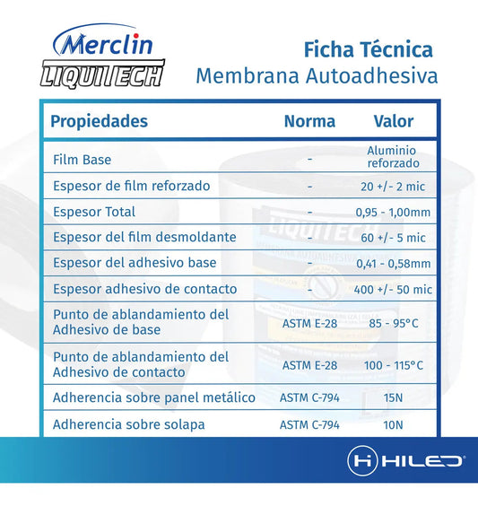 Membrana Autoadhesiva Liquitech 10Cm X 10M