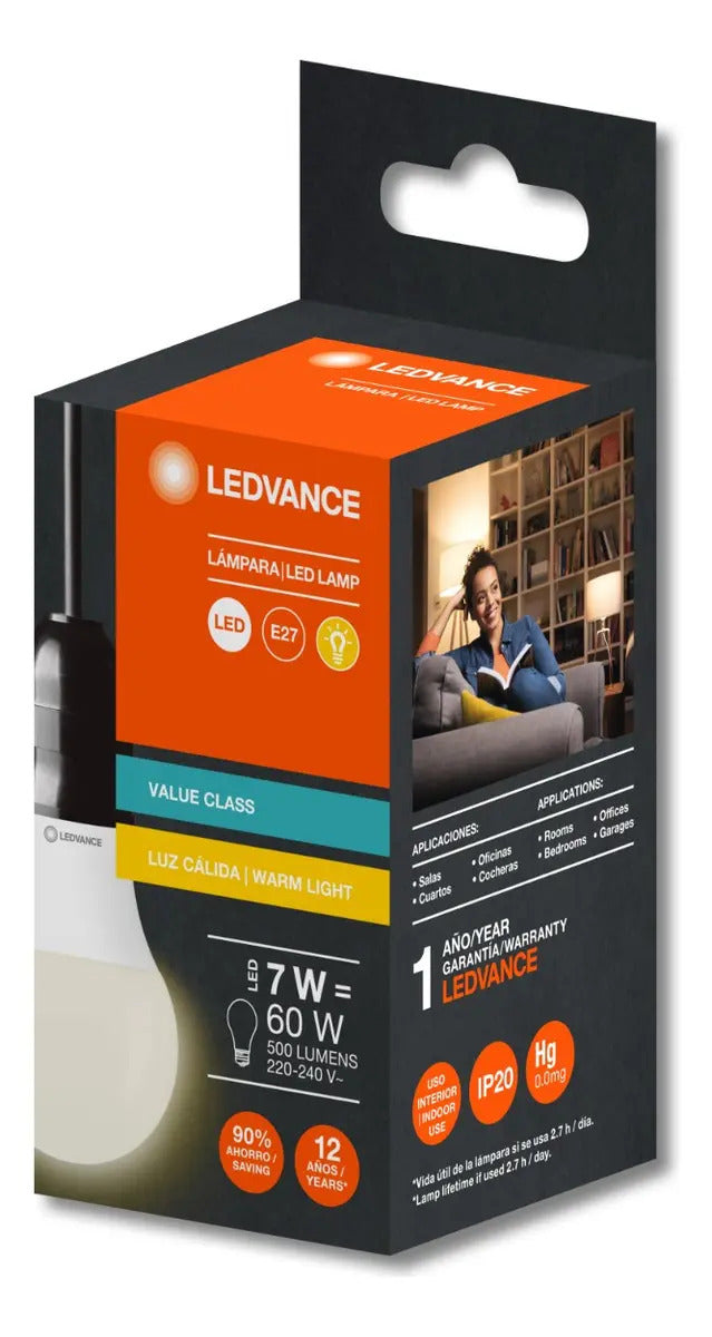 Pack X 10 Lámparas Led 12w=90w Osram Ledvance L Fria E631