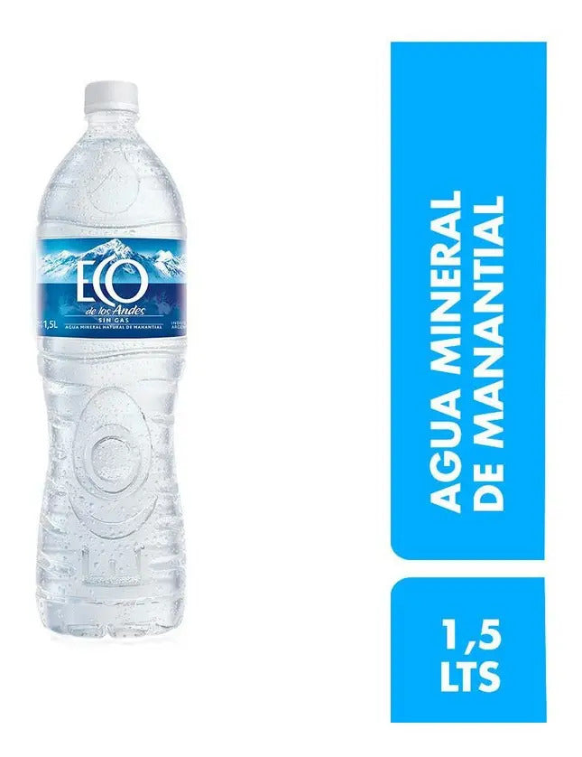Agua Eco De Los Andes Sin Gas 1.5L