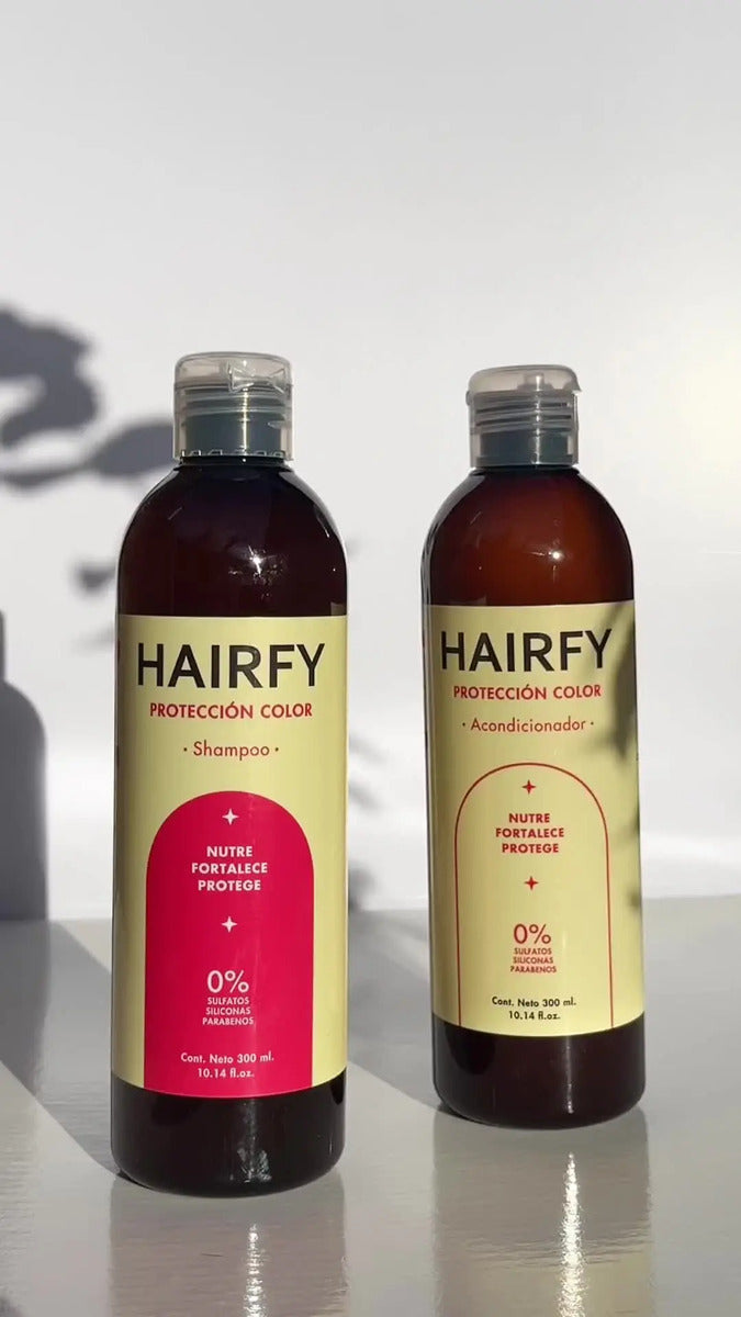 Acondicionador Protección Color Hairfy - para Cabello Teñido, Sin Sulfatos, Parabenos y Siliconas - 300ml