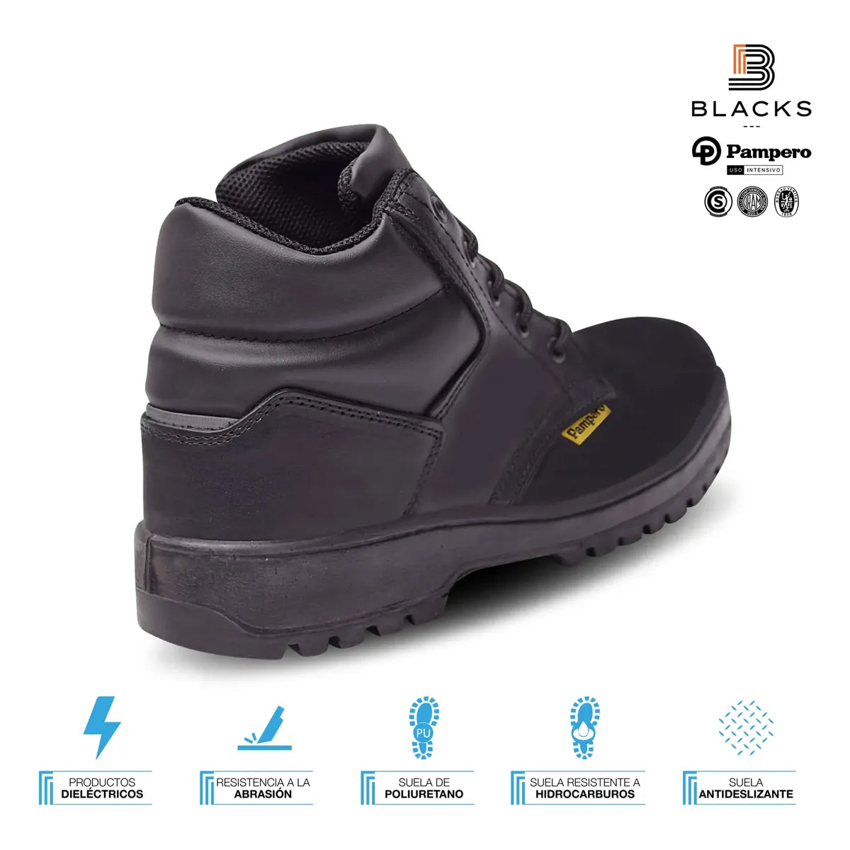 Botines De Seguridad Pampero 249 Ice Puntera Acero Trabajo