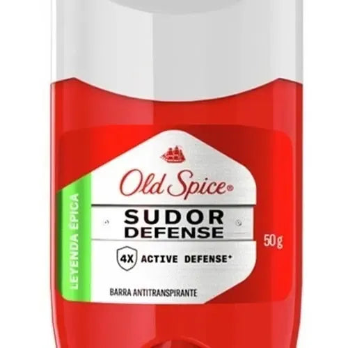 Old Spice Sudor Defense Leyenda Épica Barra Antitranspirante