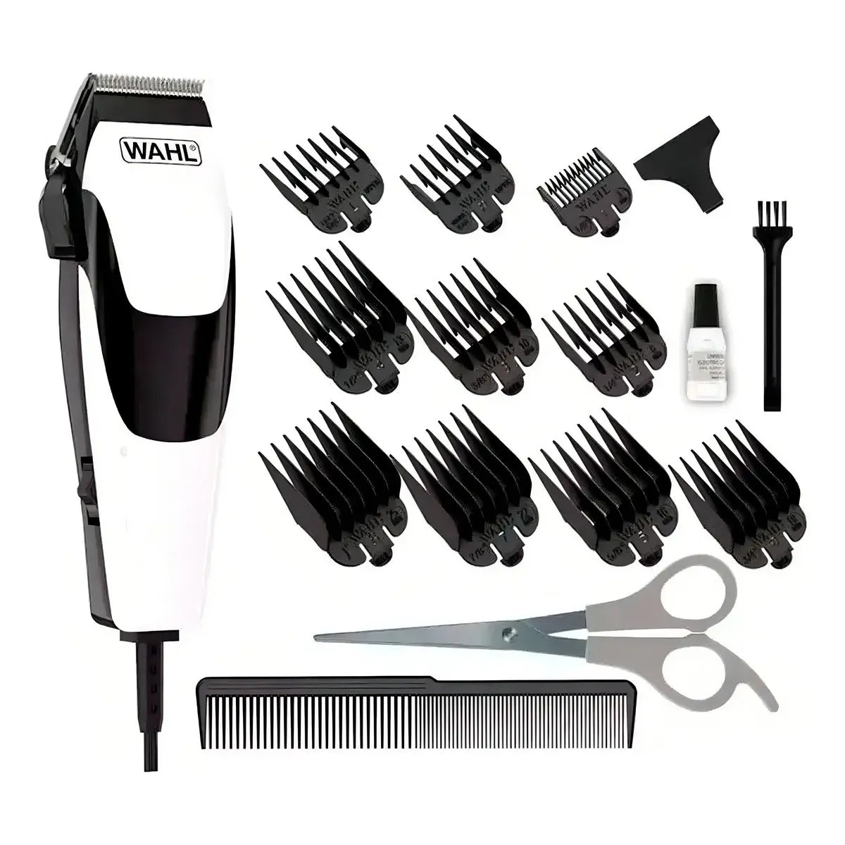 Maquina De Cortar Pelo Wahl Quickcut Clipper + Acc Color Negro/Blanco