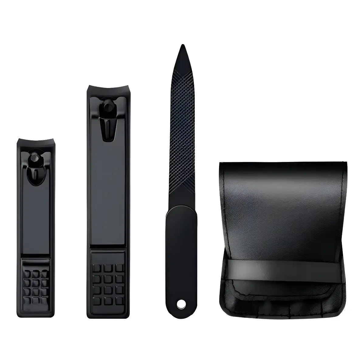 Set 2 Alicates Para Uñas Lima Manicuría Pedicuría Acero Inox