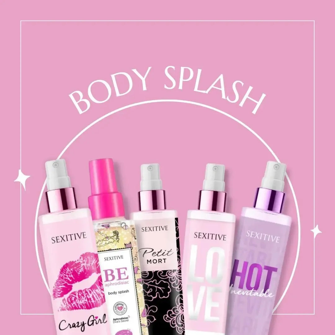 Body Splash Sexitive Be Afrodisiaco con Glitter 60ml