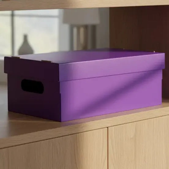 Caja Chica Organizadora De Cartón Barnizada