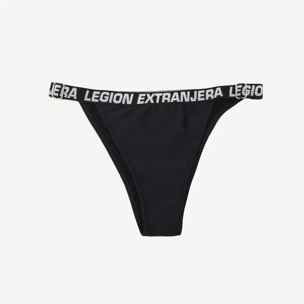 Bombacha Bikini Lina Rap Negro