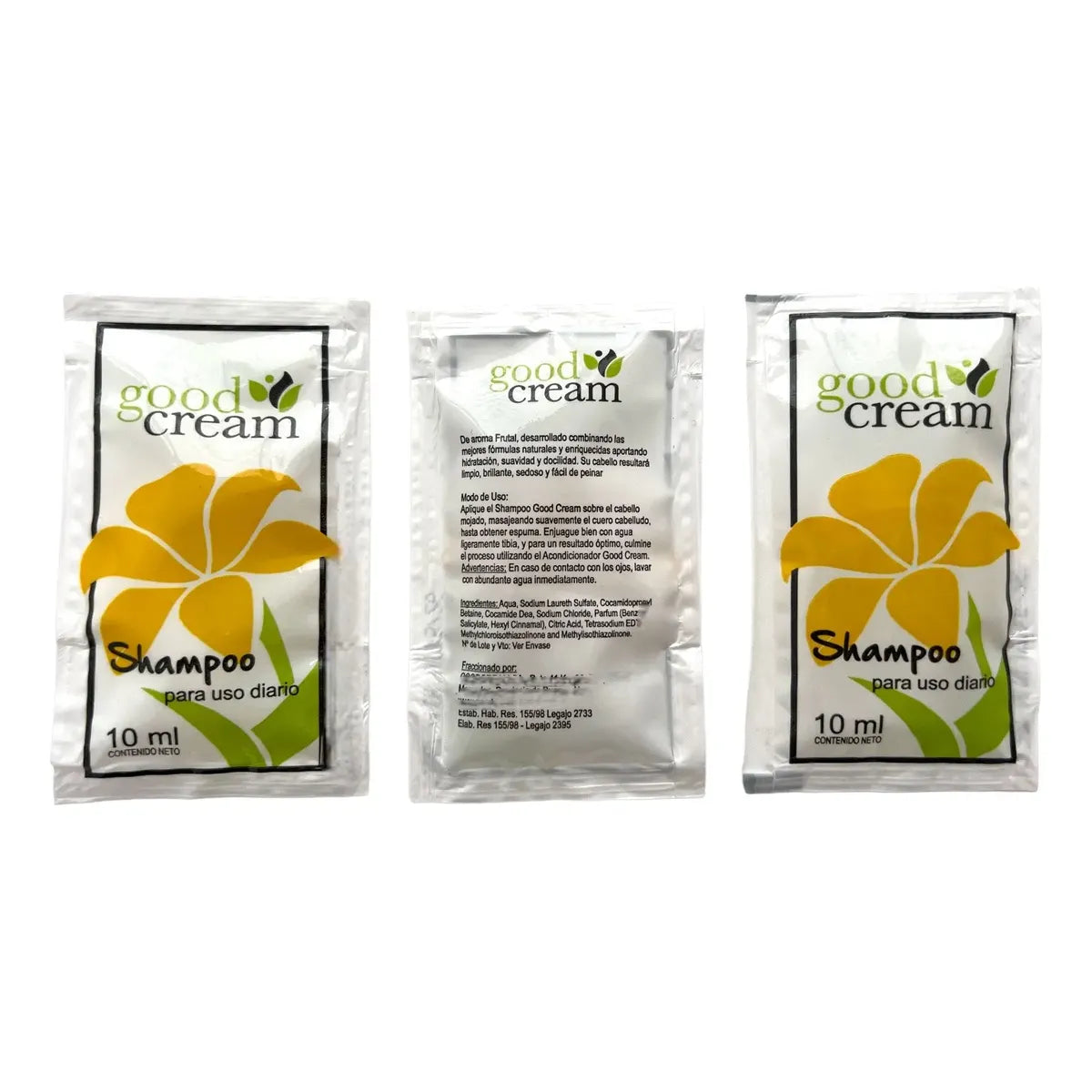 Shampoo Good Cream Hotelero Sachet 10ml | Pack X 100u Hotel