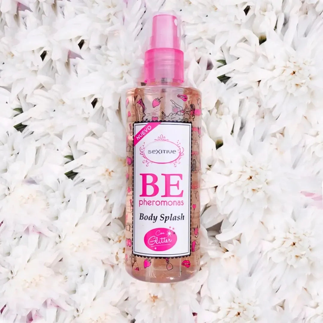 Body Splash Sexitive Be Afrodisiaco con Glitter 60ml