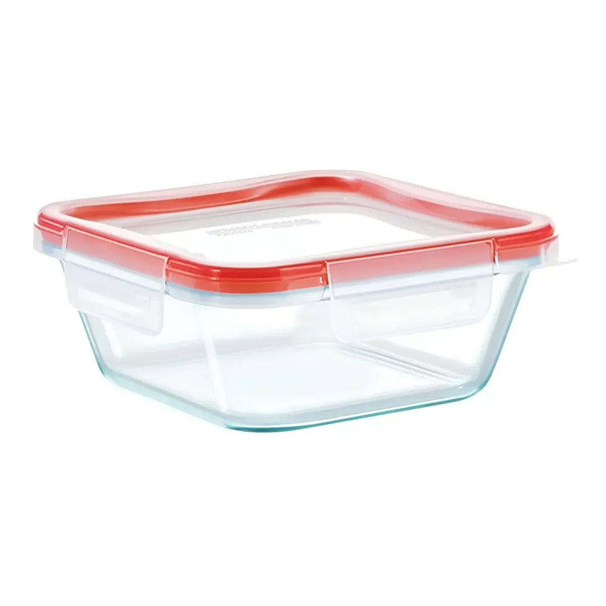 Contenedor Cuadrado 950 Cc Fresh Lock Pyrex Taper Vianda Color Transparente