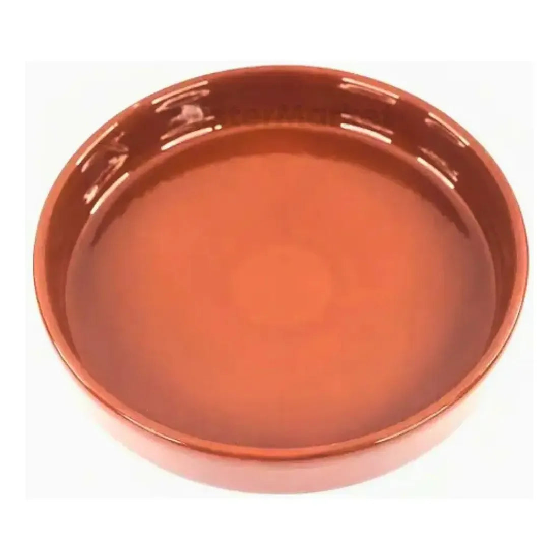 Fuente Redonda N23 Barro Esmaltado Terracota Terrina Full