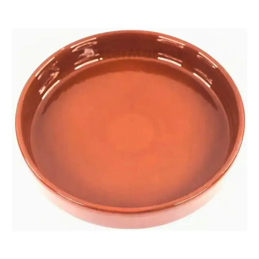 Fuente Redonda N23 Barro Esmaltado Terracota Terrina Full