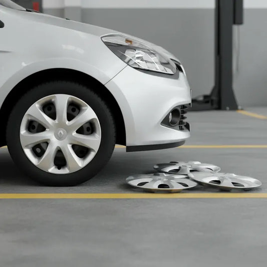 Juego X4 Tasas Adaptable Renault Clio Mio 13 Pulgadas C/logo