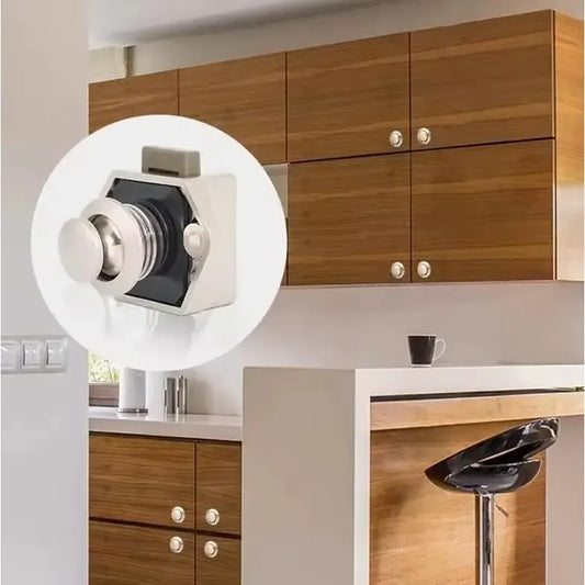 Cerradura Tirador Push Lock Para Mueble A Boton Inomax