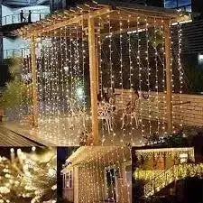 Cortina Led 320 Luces 16 Tiras 3x3 Mts 220v Interconectable