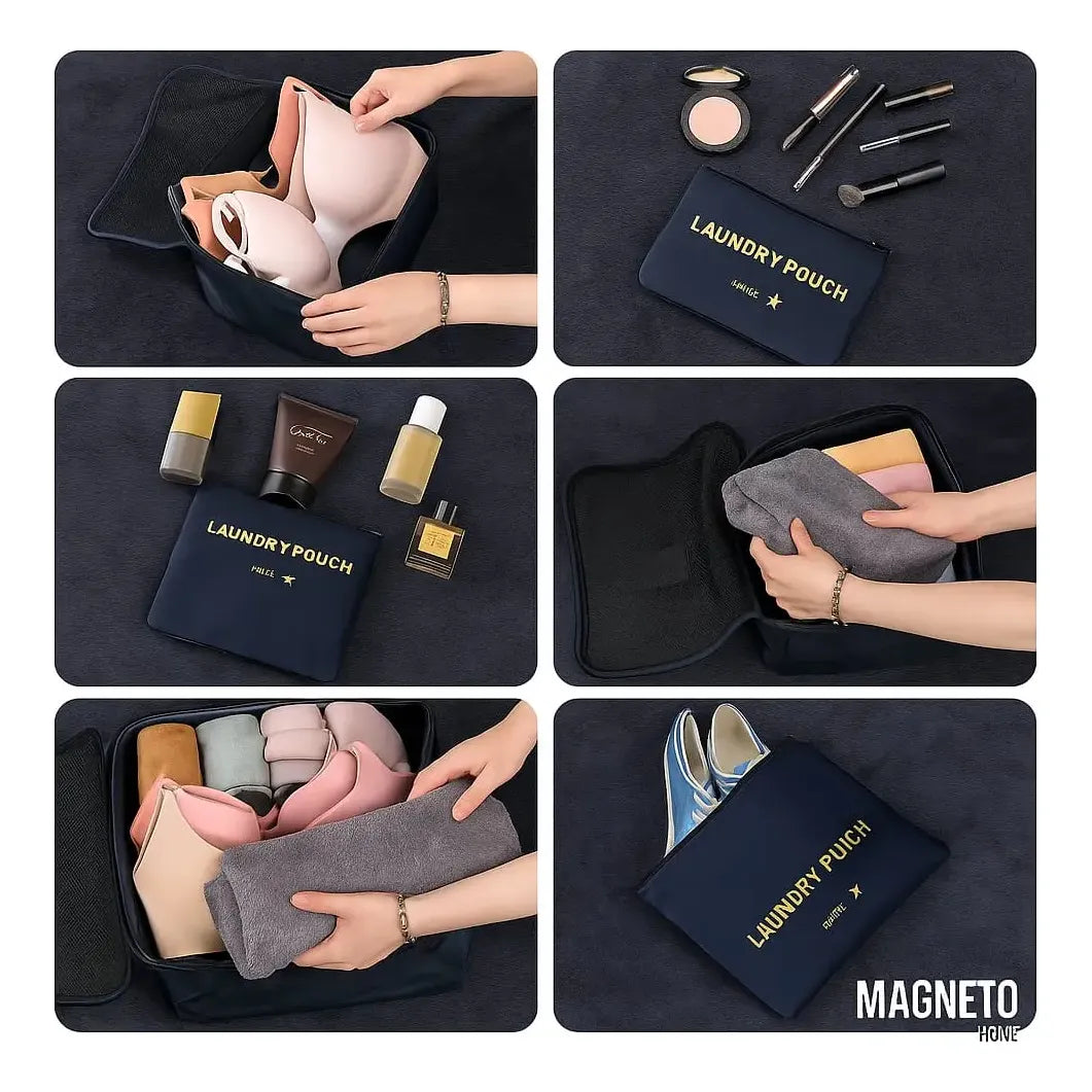 Set Organizadores De Valija Bolsa De Guardado 6 Unids. Viaje