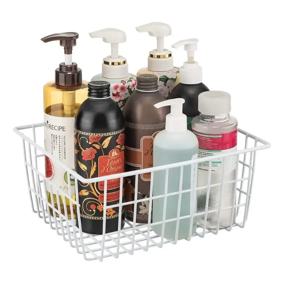 Organizador Canasto Cesto Alacena Mesada Cocina Baño Metal
