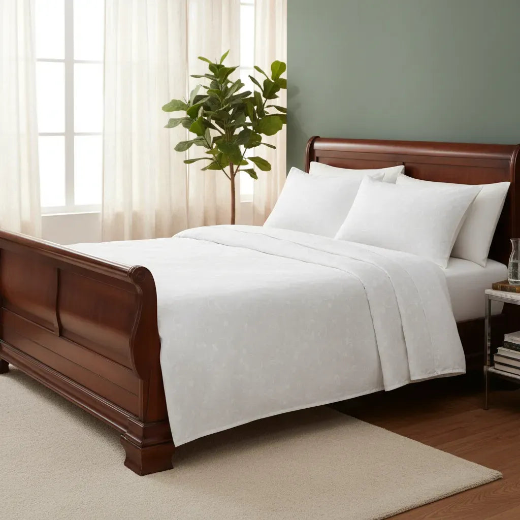 Juego De Sabanas King Size Hotel Linea Dobby 2x2+35 Cm