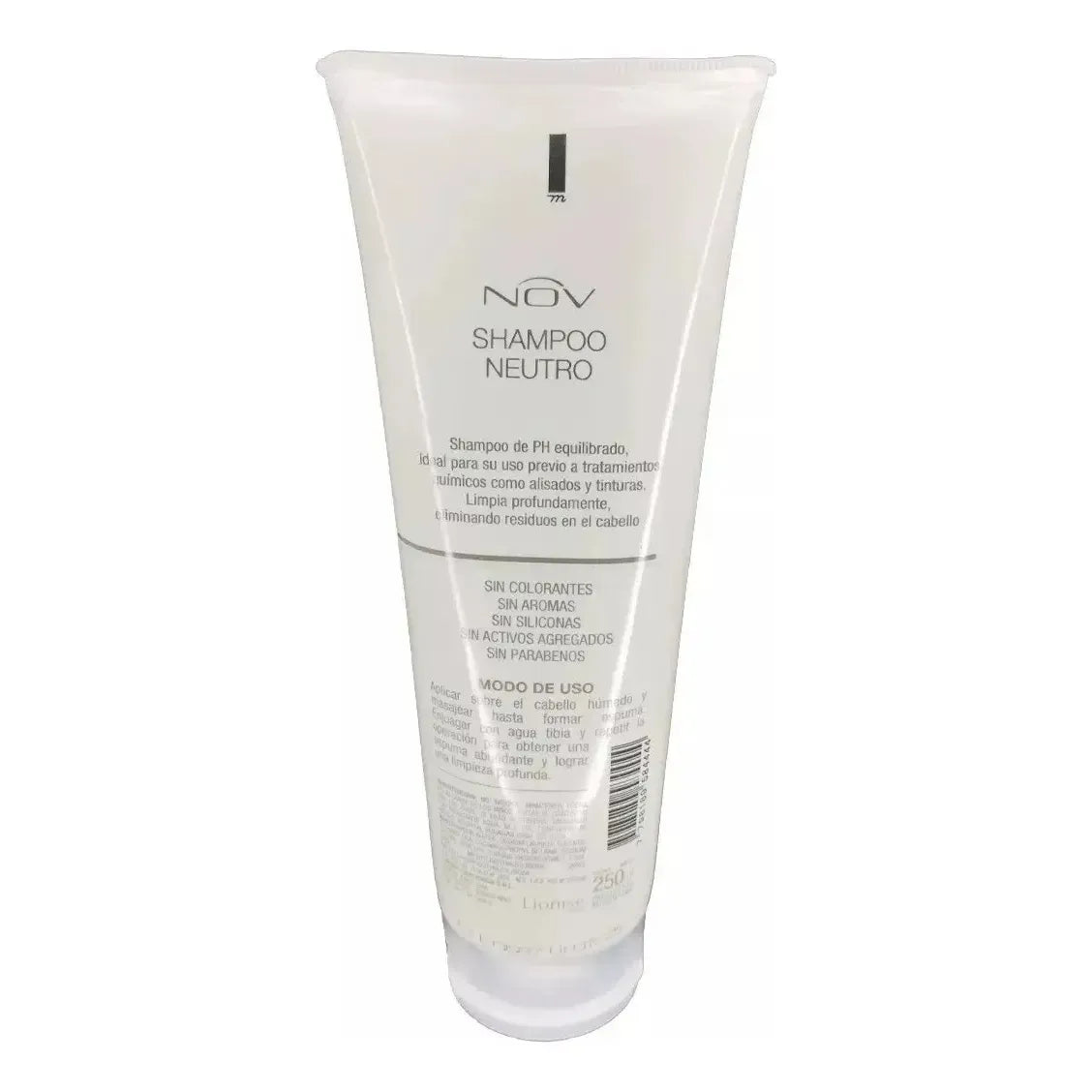 Shampoo Nov Neutro Alisados Peluqueria Uso Diario X 240 Ml