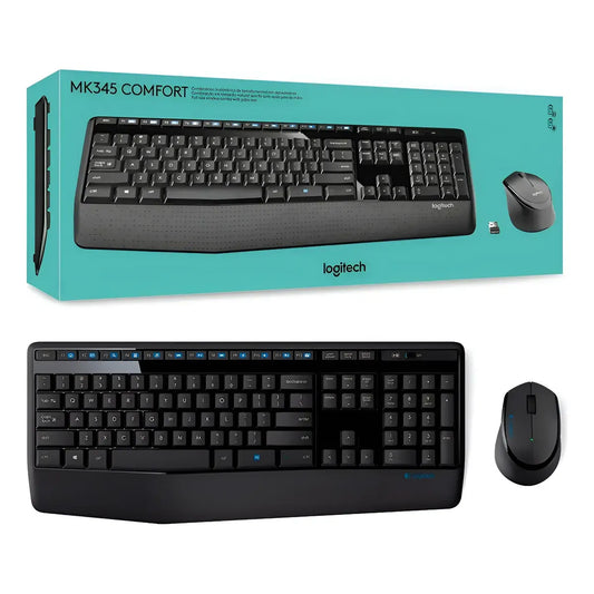 Kit Teclado Y Mouse Inalambrico Logitech Mk345 Español