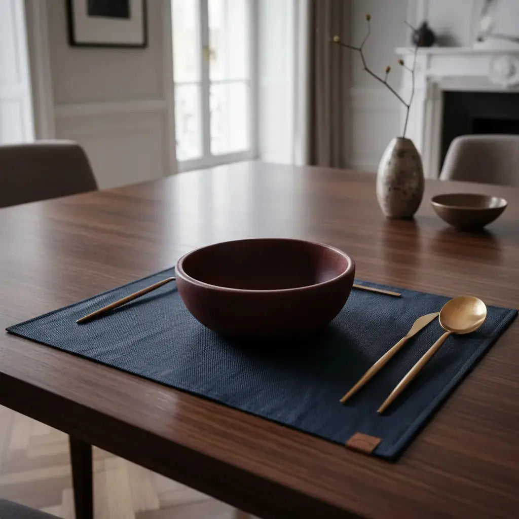 Set X 4 Manteles Individuales De Mesa Ecocuero Impermeables