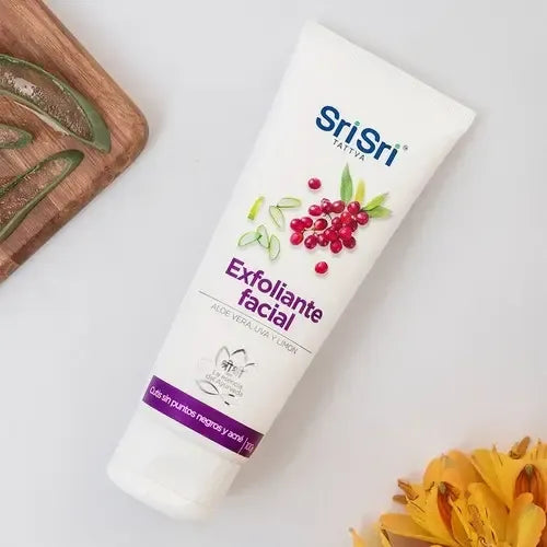 Sri Exfoliante Facial Aloe Vera Uva Y Limon X 100 Grs