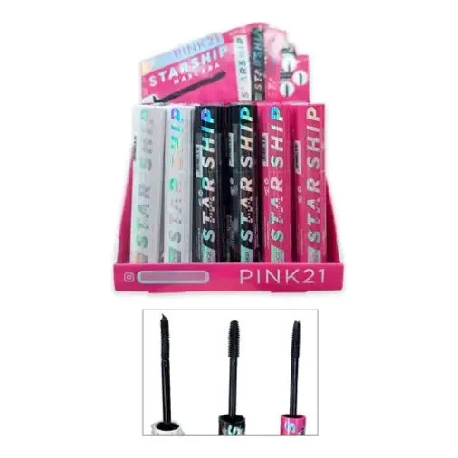 Mascara Rimel Pestañas Negro Starship Pink21 Alarga Volumen