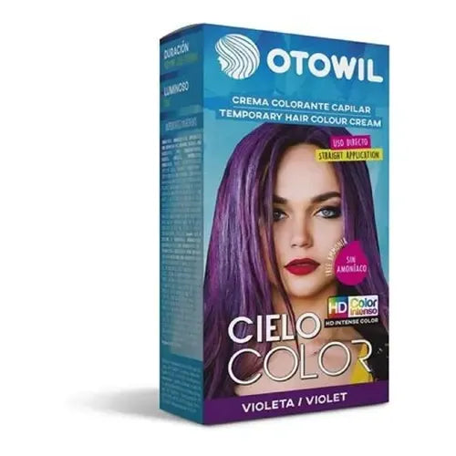 Tintura Otowil Violeta Semipermanente Sin Amoníaco Vegana para Cabello
