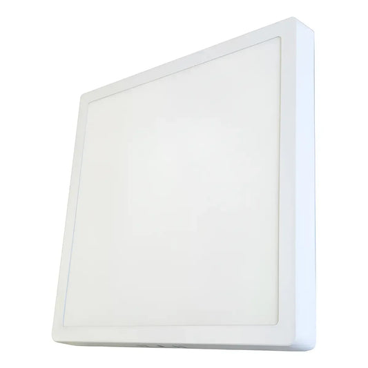 Panel Plafón Led 24w Cuadrado Aplicar Luz Fría/cálida Blanco