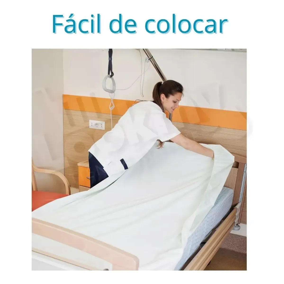 Funda Colchón 1 Plaza Impermeable Protector Cubre 190x80 Cm