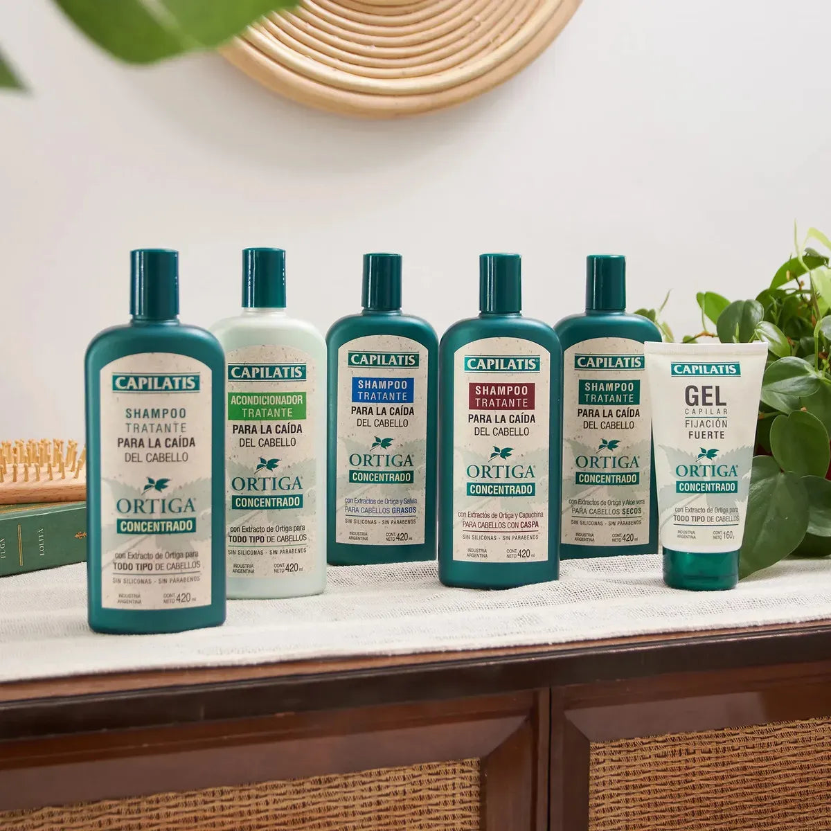 Capilatis Shampoo Tratante Secos X 420ml Ortiga Concentrado