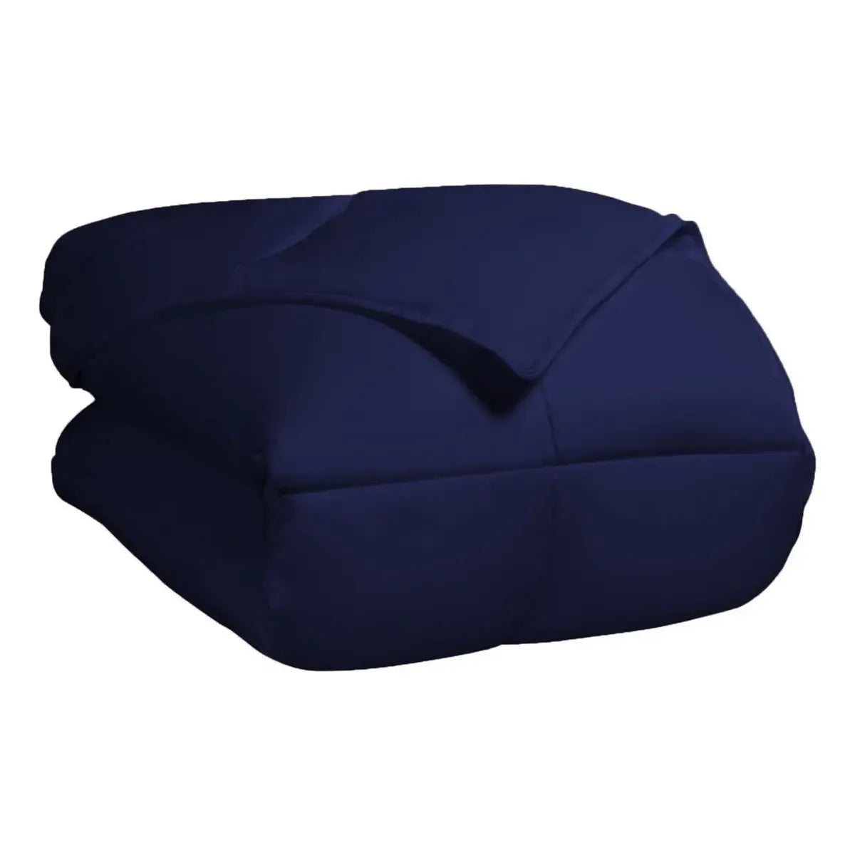 Acolchado Distrito Blanco Plumon 4 Estaciones 600 H Con Fundas 1 1/2 Twin Size 170 X 250 Cm Color Azul Marino