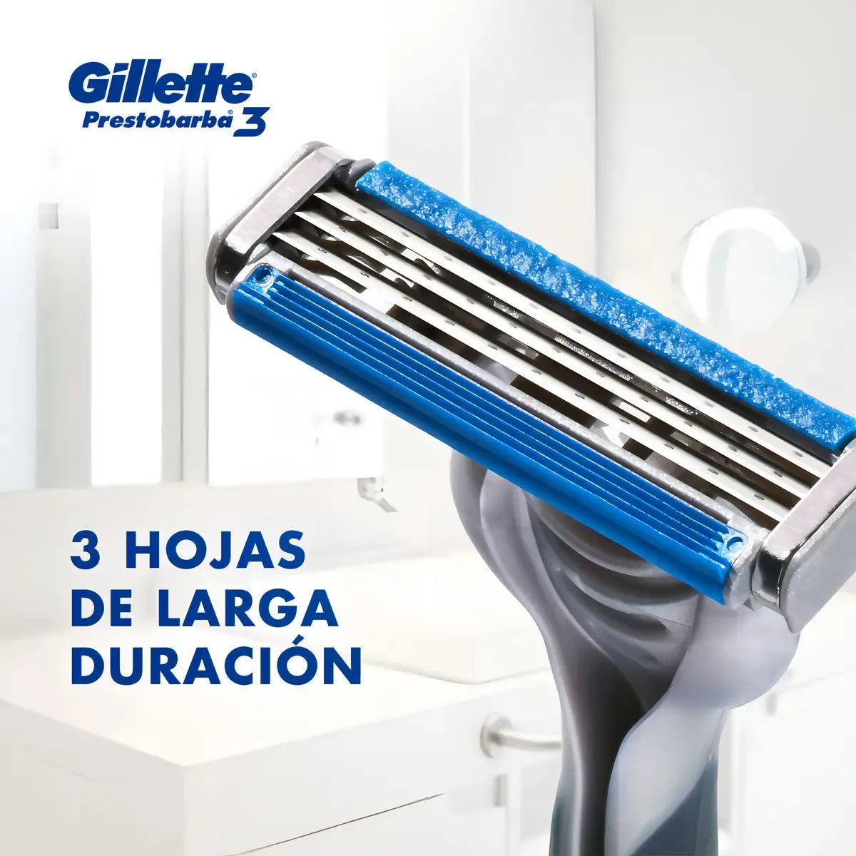Gillette Máquinas De Afeitar Prestobarba3 X 4 Unidades