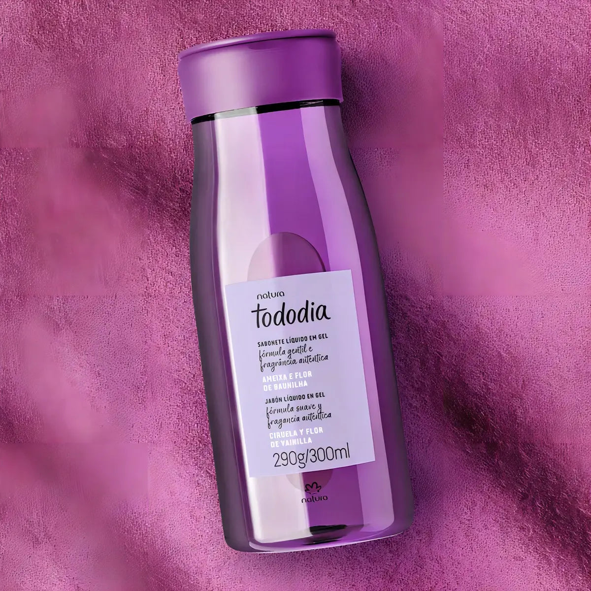 Jabón Líquido En Gel Natura Tododia Ciruela Y Flor De Vainilla 300 Ml
