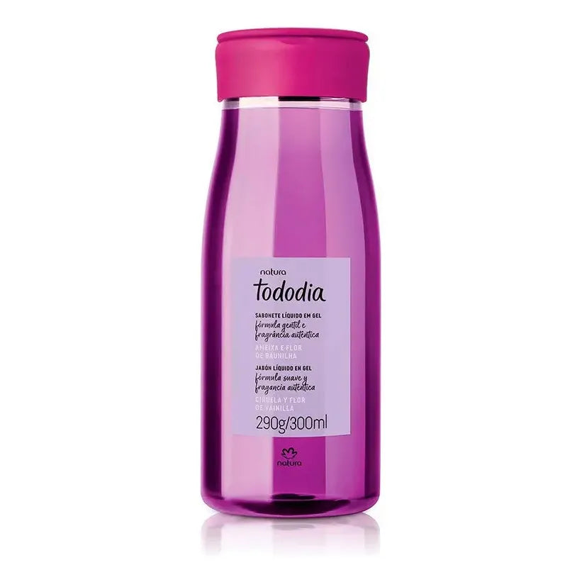 Jabón Líquido En Gel Natura Tododia Ciruela Y Flor De Vainilla 300 Ml