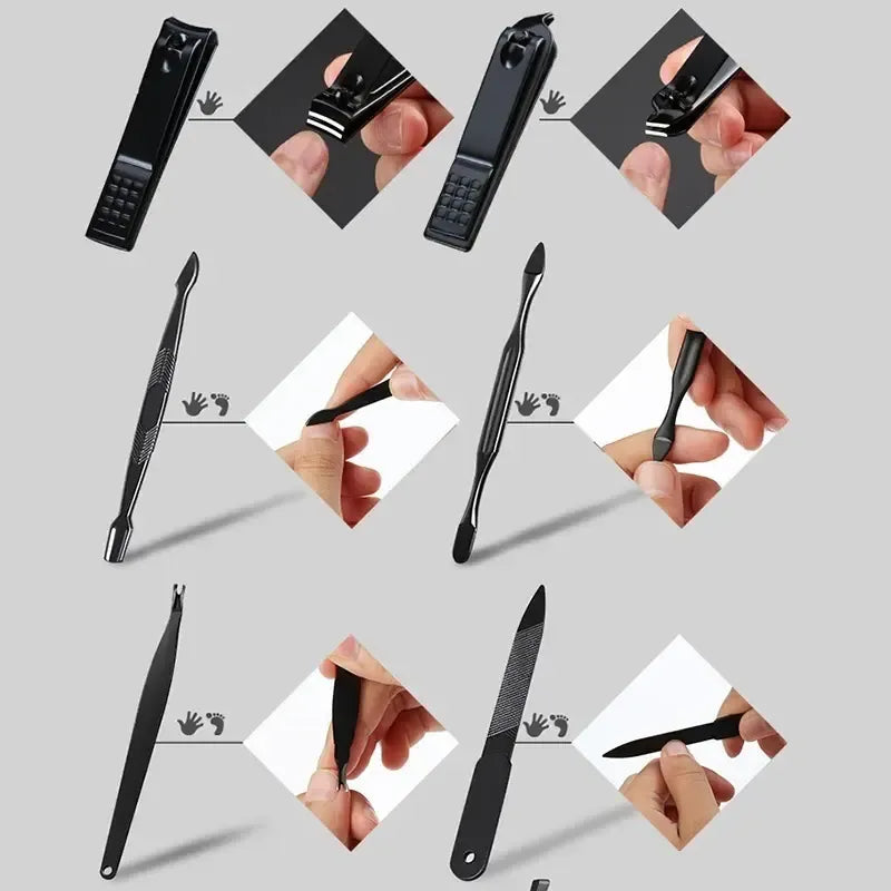 Kit Manicura Pedicura Patagonia Home Tapa Clach 7 Piezas