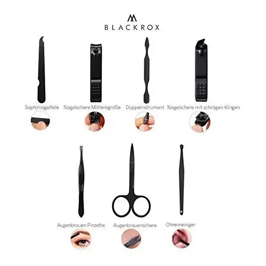 Kit Manicura Pedicura Patagonia Home Tapa Clach 7 Piezas